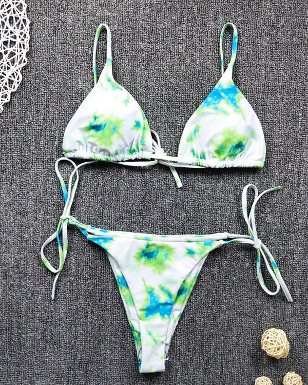 Tie Dyed Mini Bikini Sets