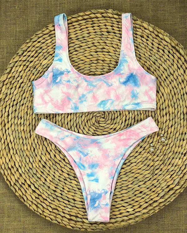 Tied Dyed Bikini Sets