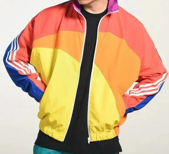Tim: A Stylish Retro Windbreaker Jacket