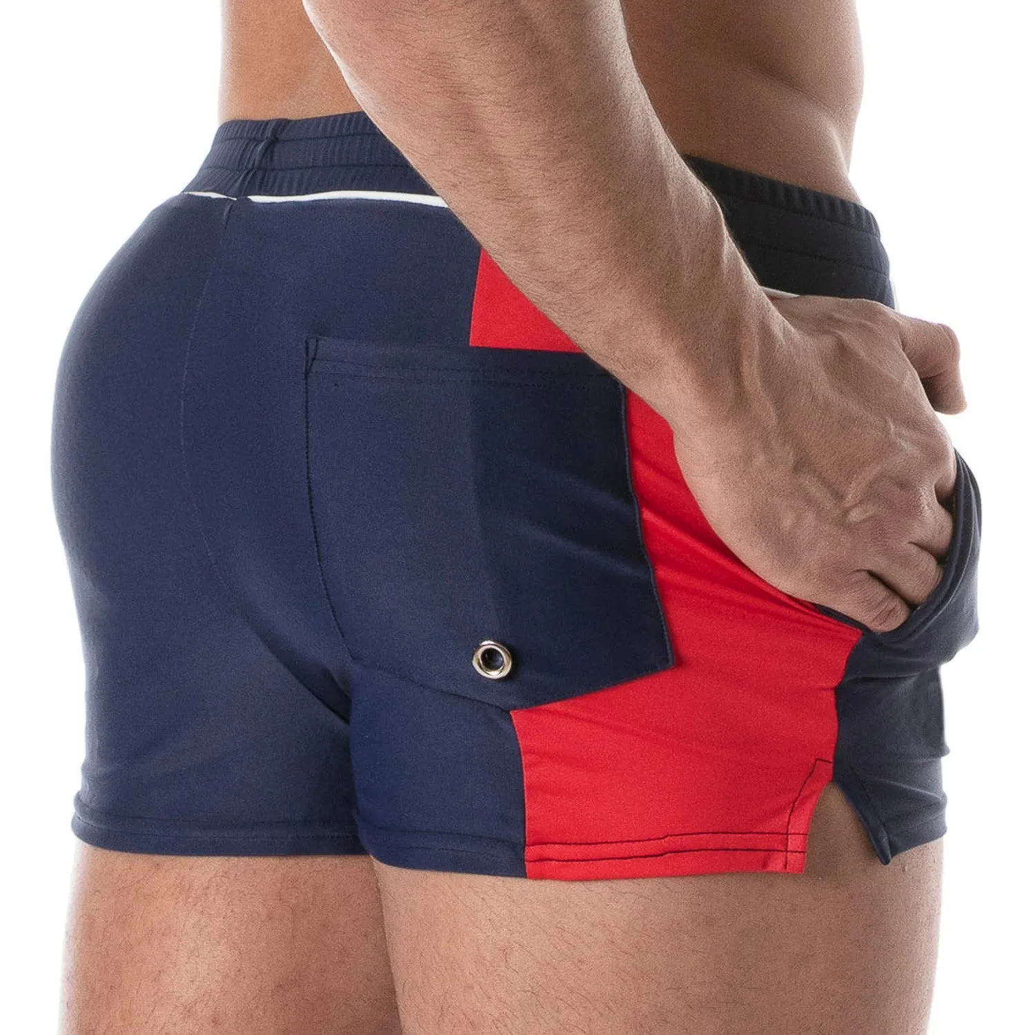 TOF PARIS HOLIDAYS SWIM SHORTS NAVY