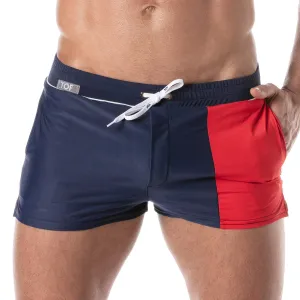 TOF PARIS HOLIDAYS SWIM SHORTS NAVY