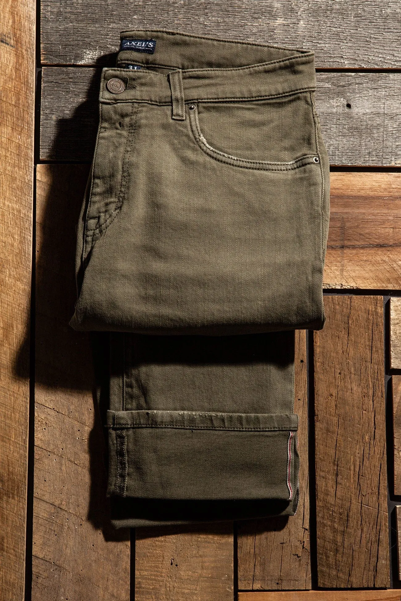 Tucson Selvedge Denim In Army