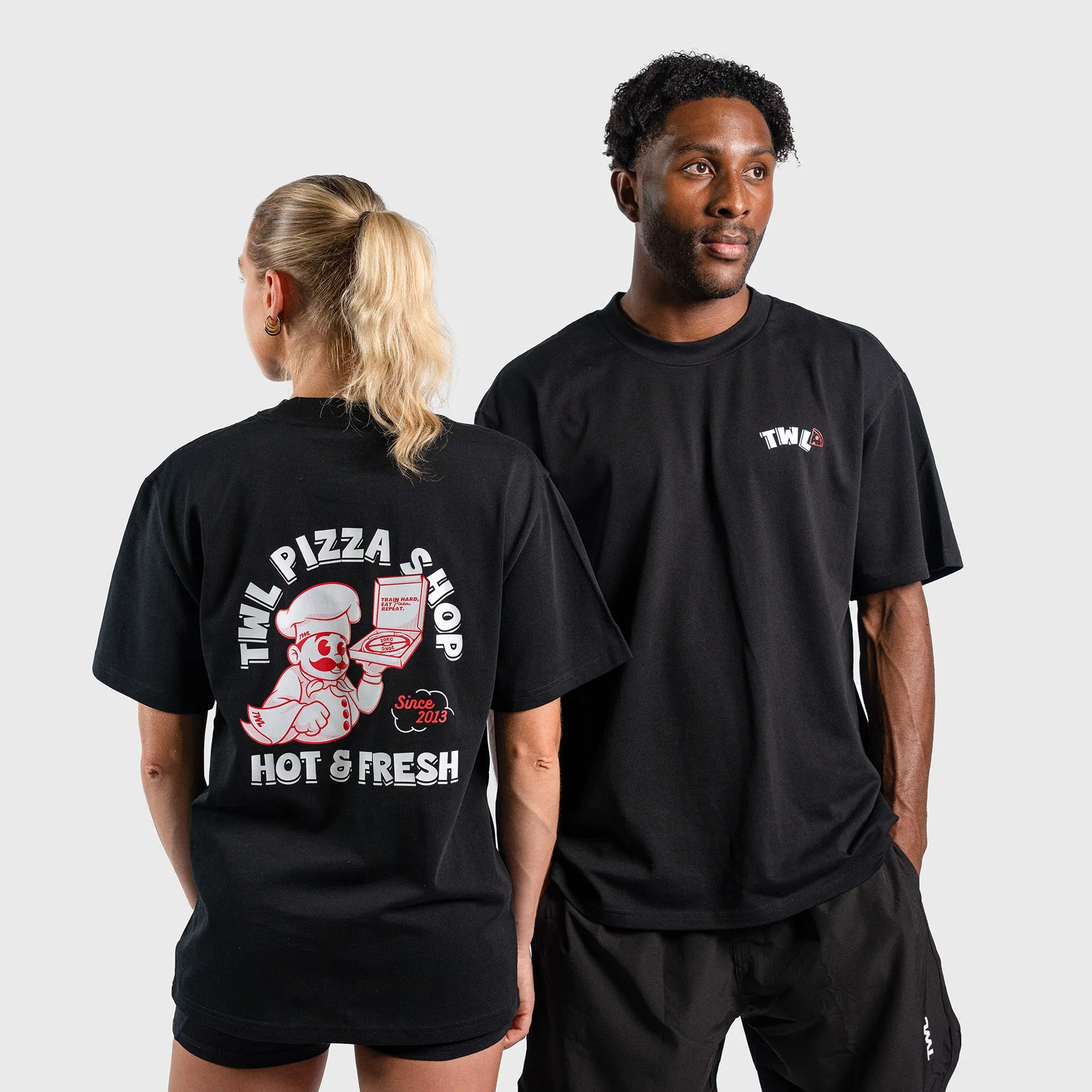 TWL - LIFESTYLE OVERSIZED T-SHIRT - TOON CAPSULE - PIZZA SHOP