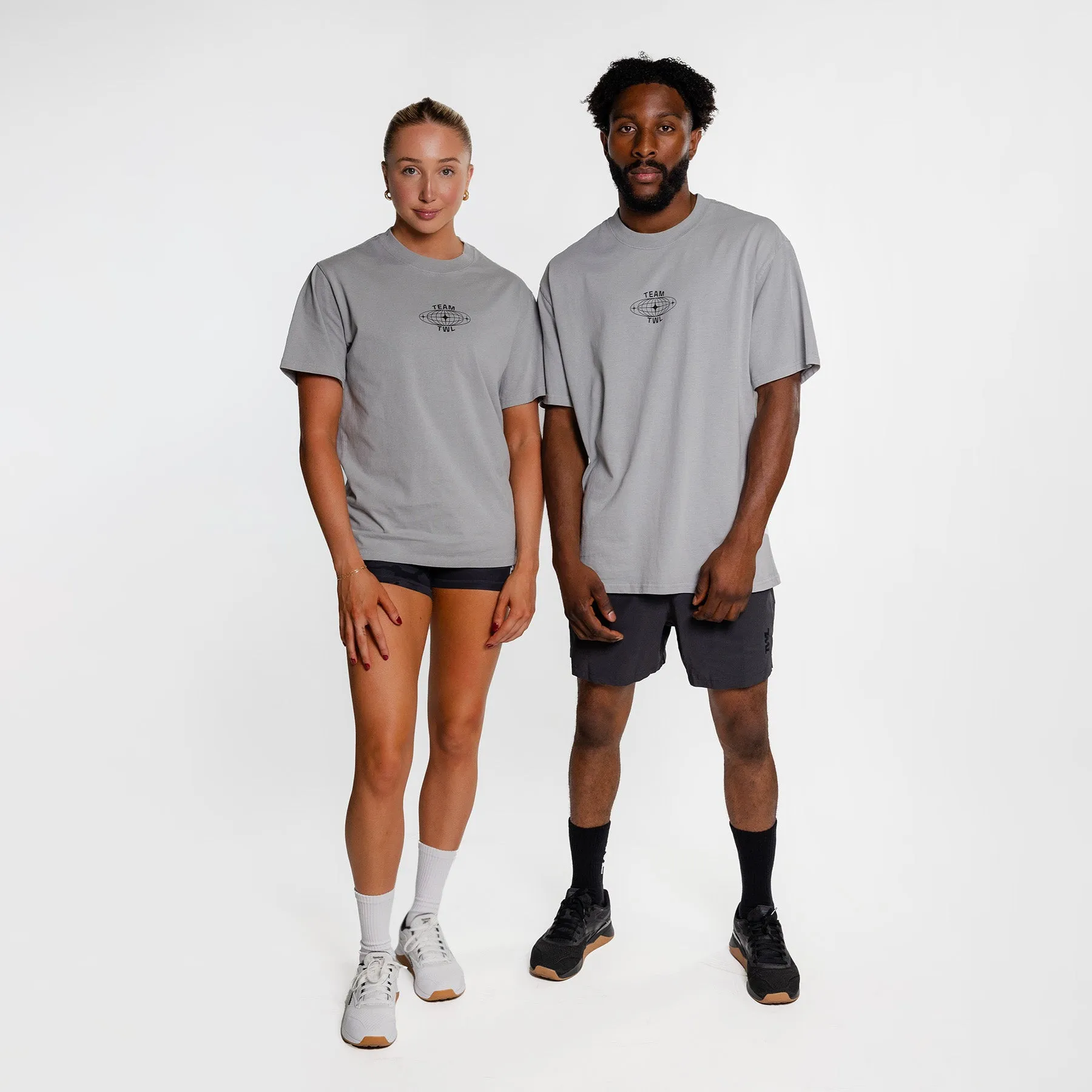 TWL - LIFESTYLE OVERSIZED T-SHIRT - Y2K - PATCH/FADED STORM