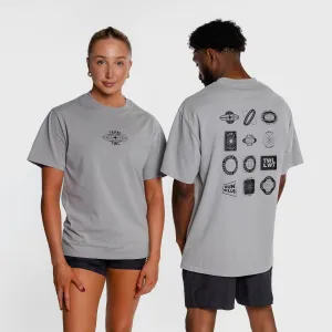 TWL - LIFESTYLE OVERSIZED T-SHIRT - Y2K - PATCH/FADED STORM