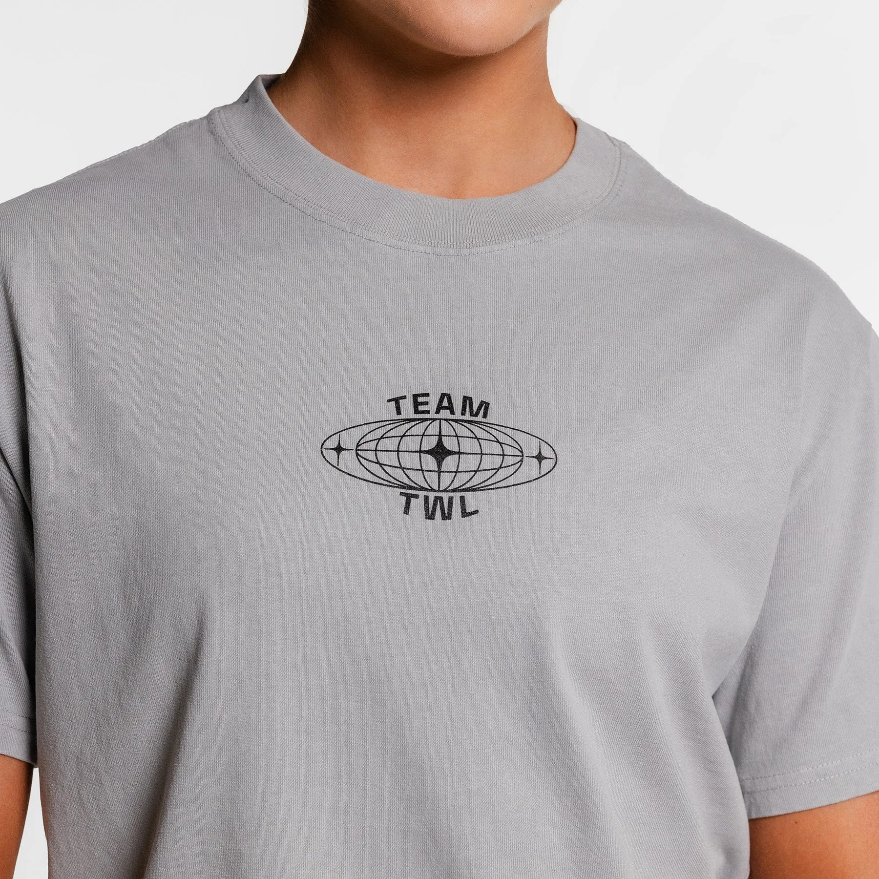 TWL - LIFESTYLE OVERSIZED T-SHIRT - Y2K - PATCH/FADED STORM