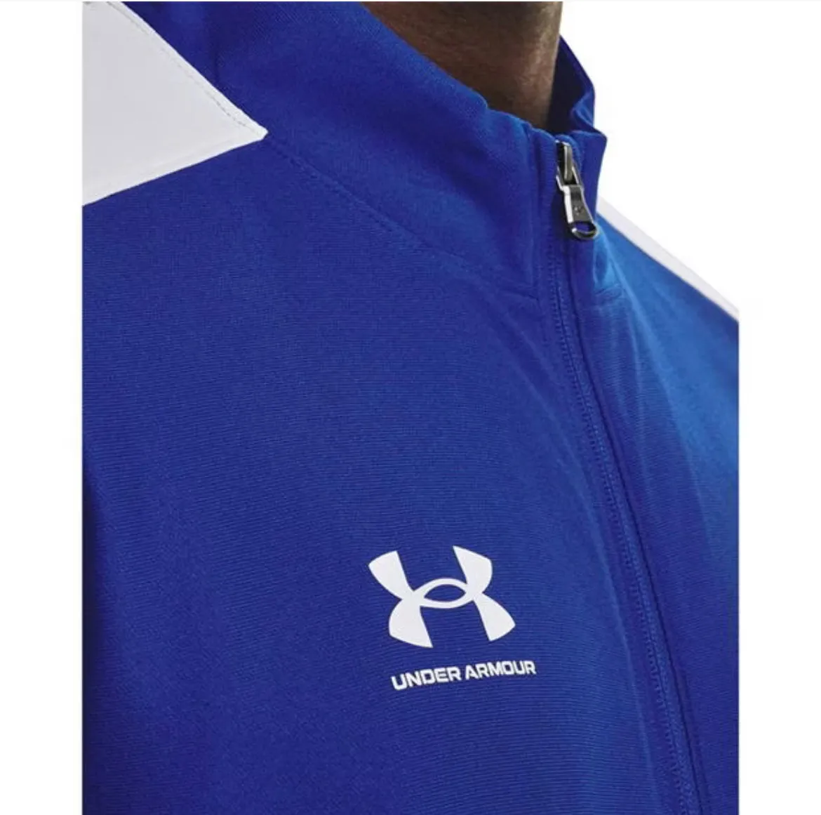 UNDER ARMOUR CHALLENGER LOGO TRACK JACKET - ROYAL BLUE