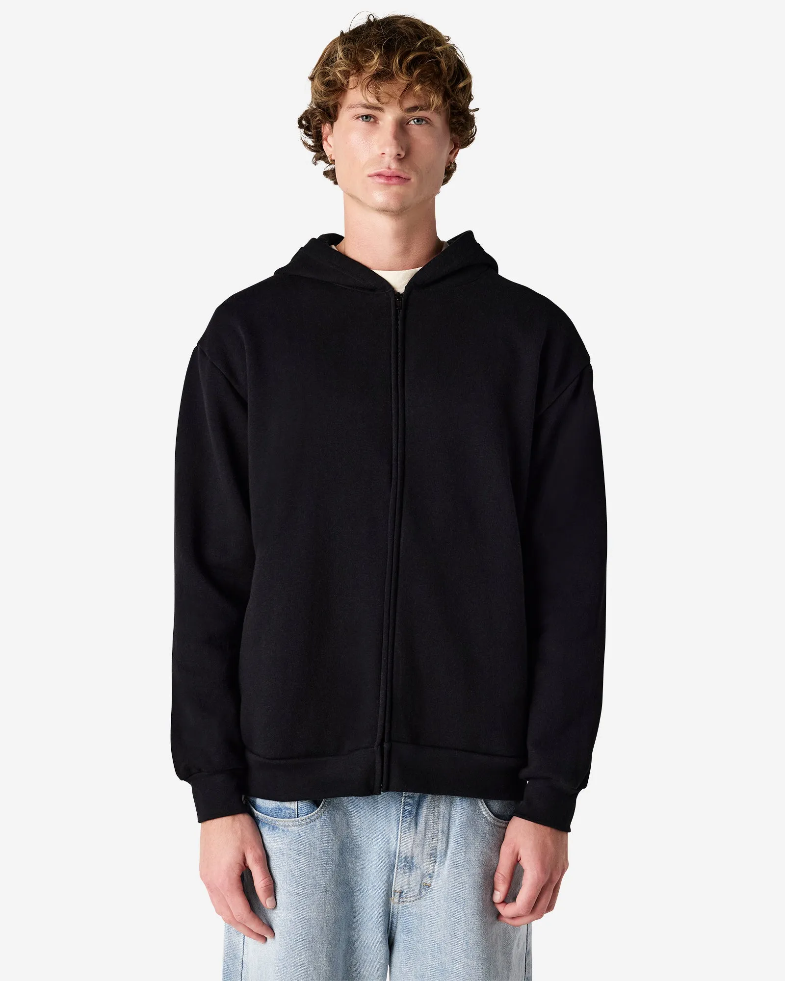 Unisex Fleece Zip-Up Hoodie