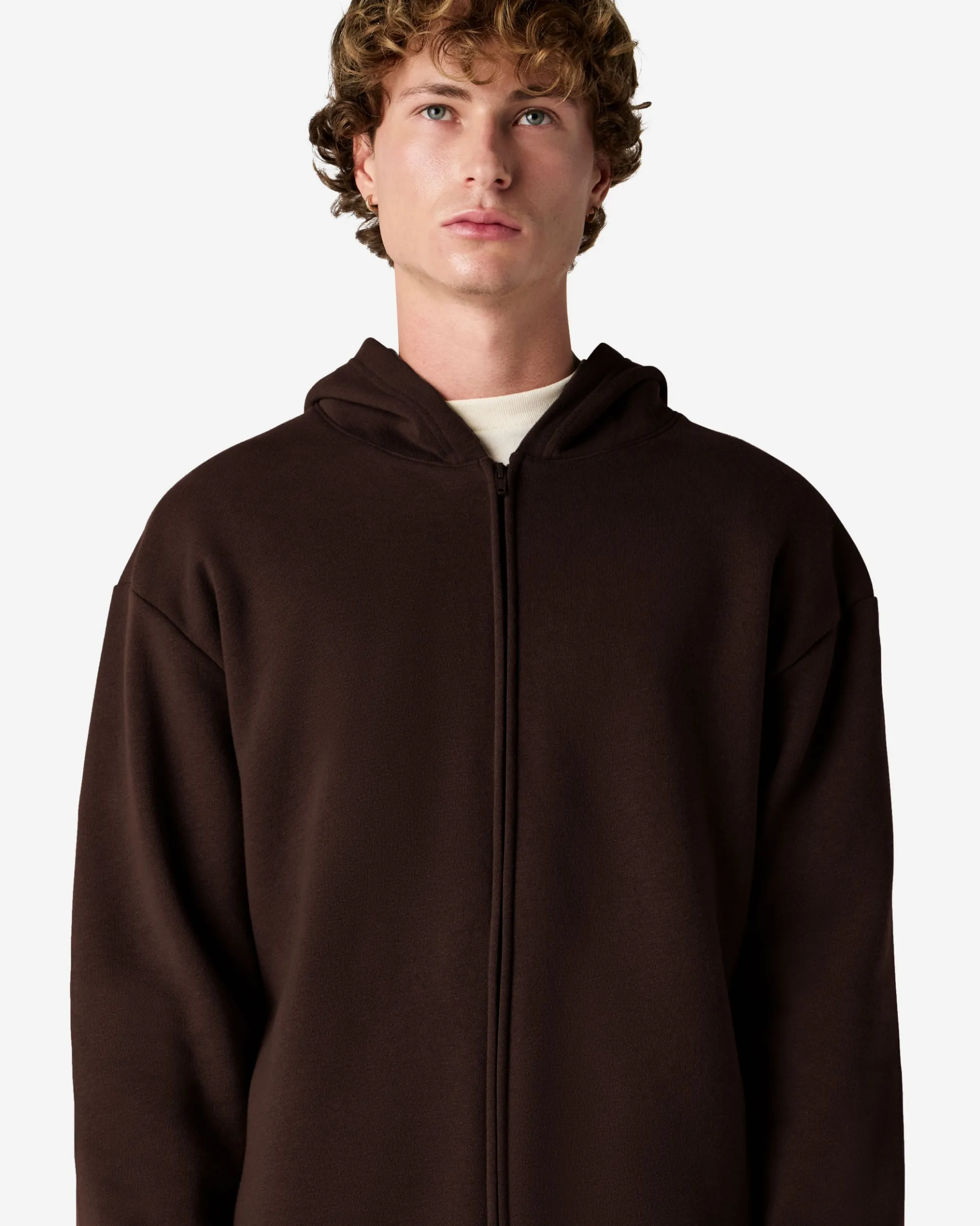 Unisex Fleece Zip-Up Hoodie