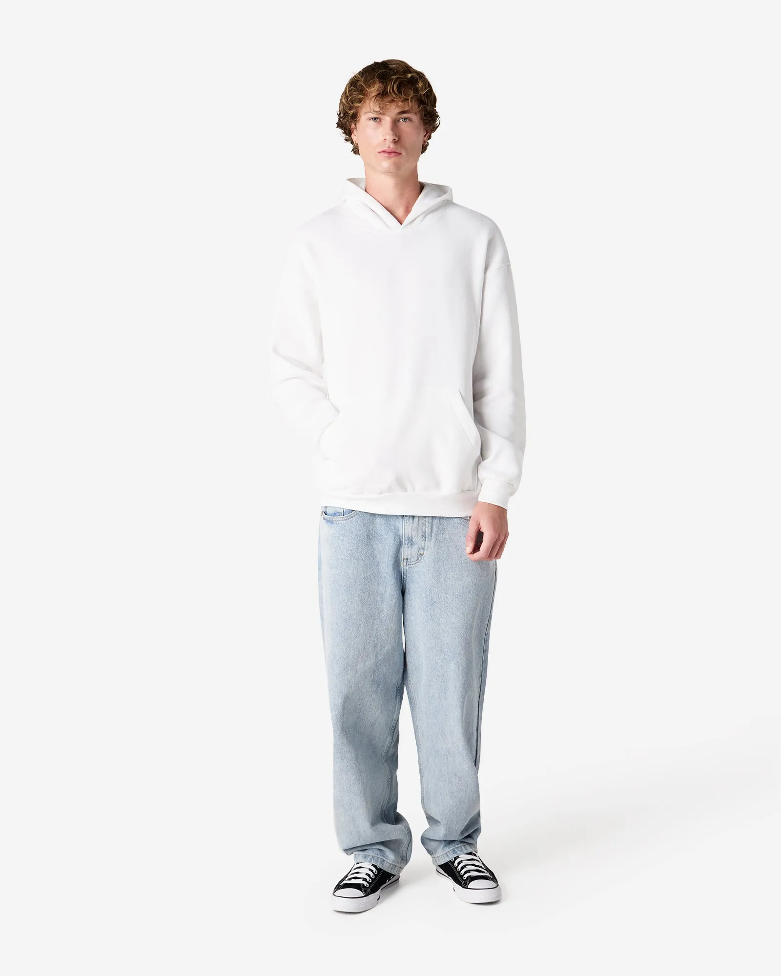 Unisex Relaxed Fit Pullover Hoodie