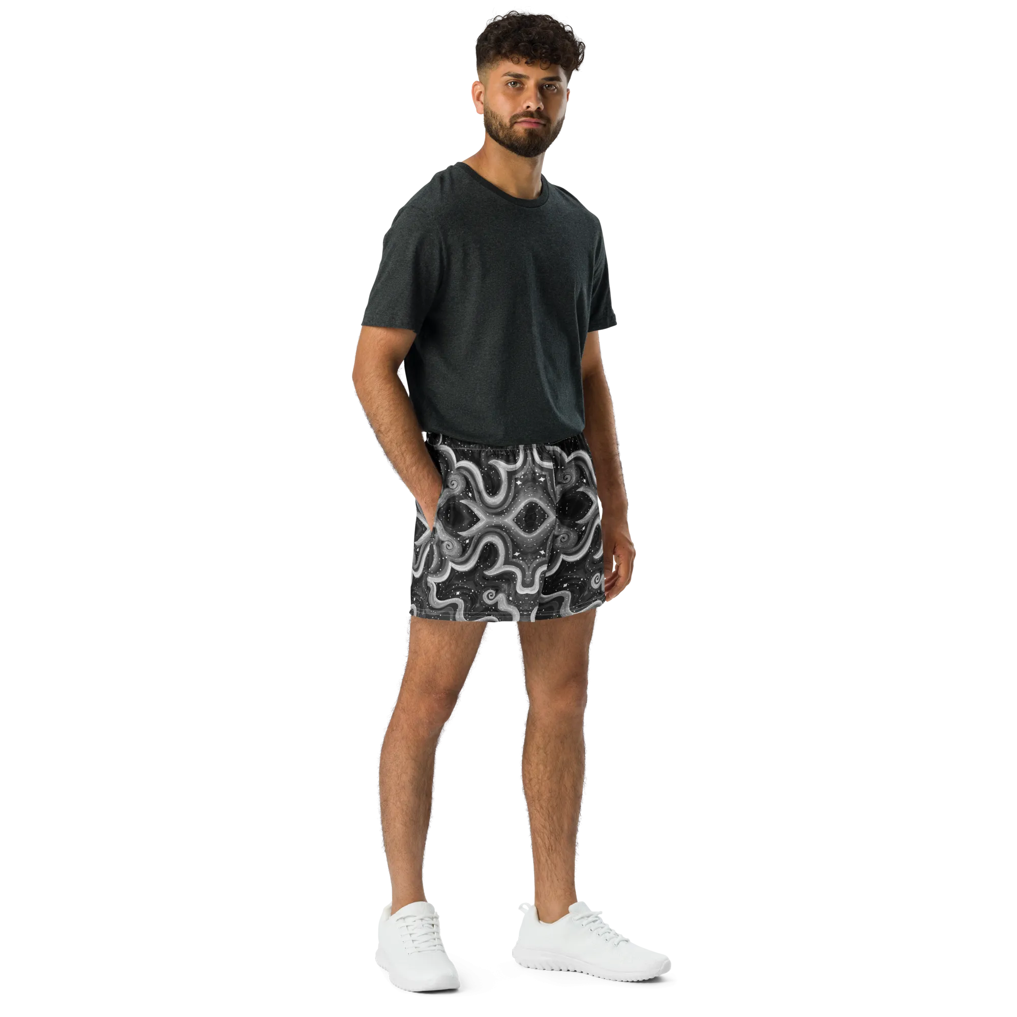 Unisex Running Shorts (Recycled Material)- "Cosmic" Design