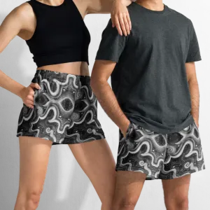 Unisex Running Shorts (Recycled Material)- "Cosmic" Design