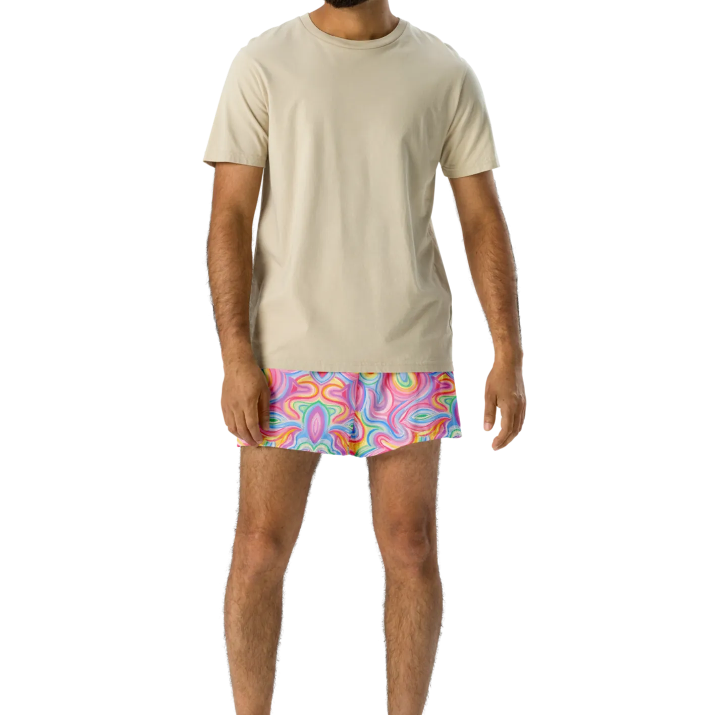 Unisex Running Shorts (Recycled Material)- "Unicorn" Design