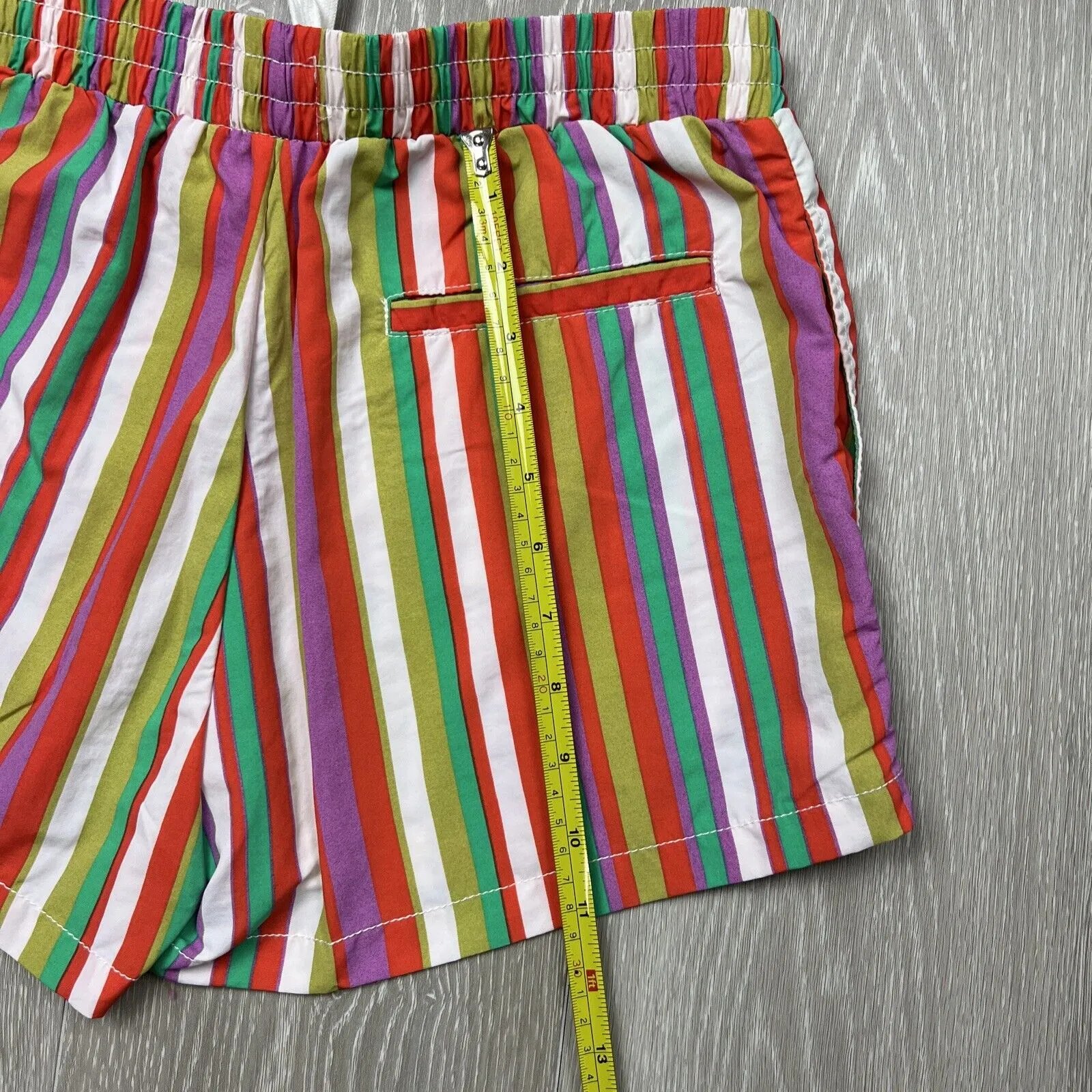 Urban Outfitter Womens Striped Swim Shorts Boardies Size Small