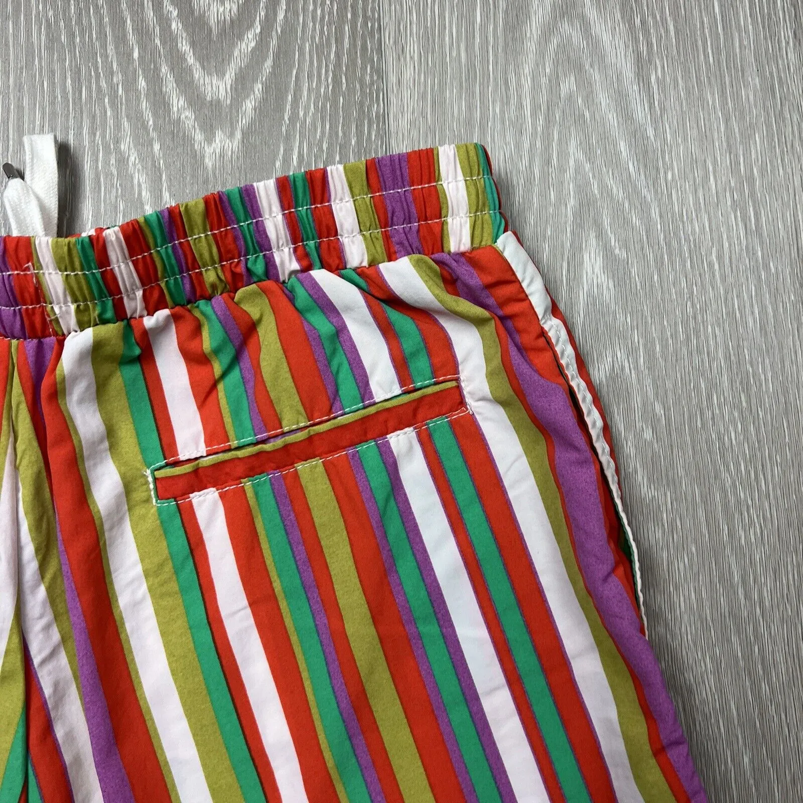 Urban Outfitter Womens Striped Swim Shorts Boardies Size Small