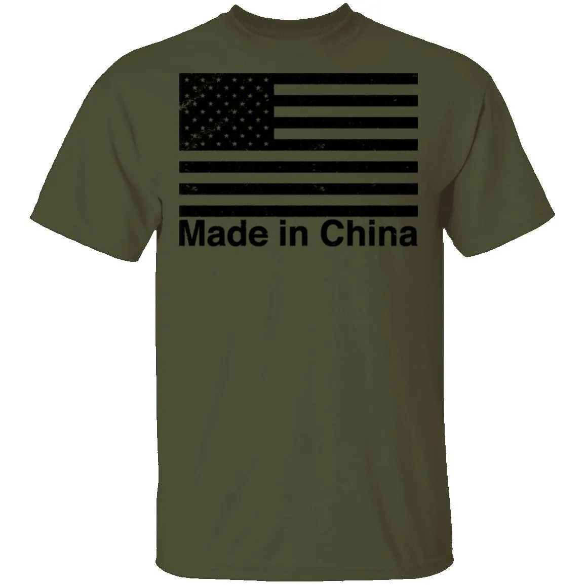 US Flag Made In China T-Shirt