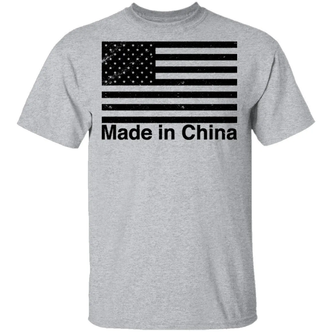 US Flag Made In China T-Shirt