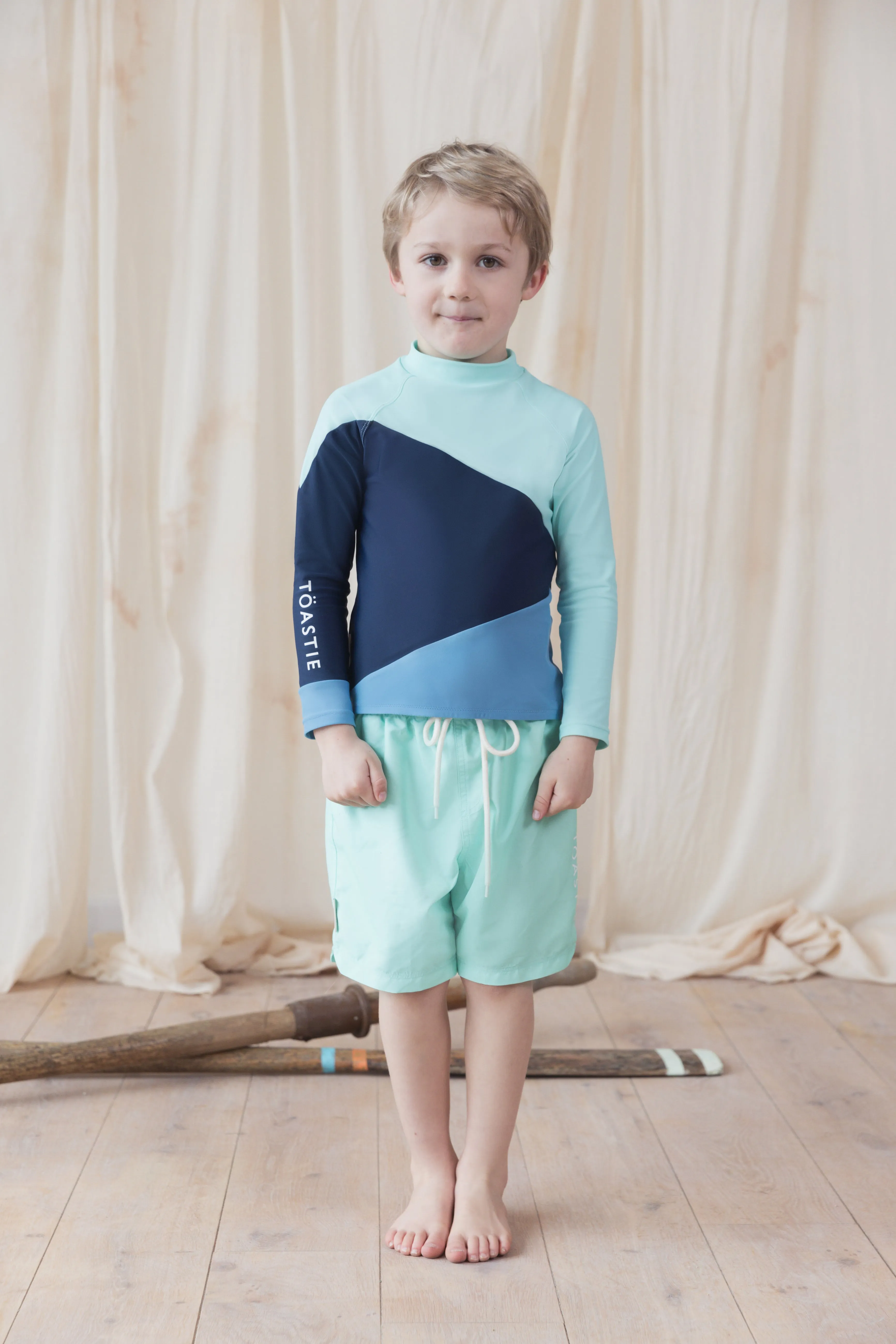 UV Swim Shorts | Aqua