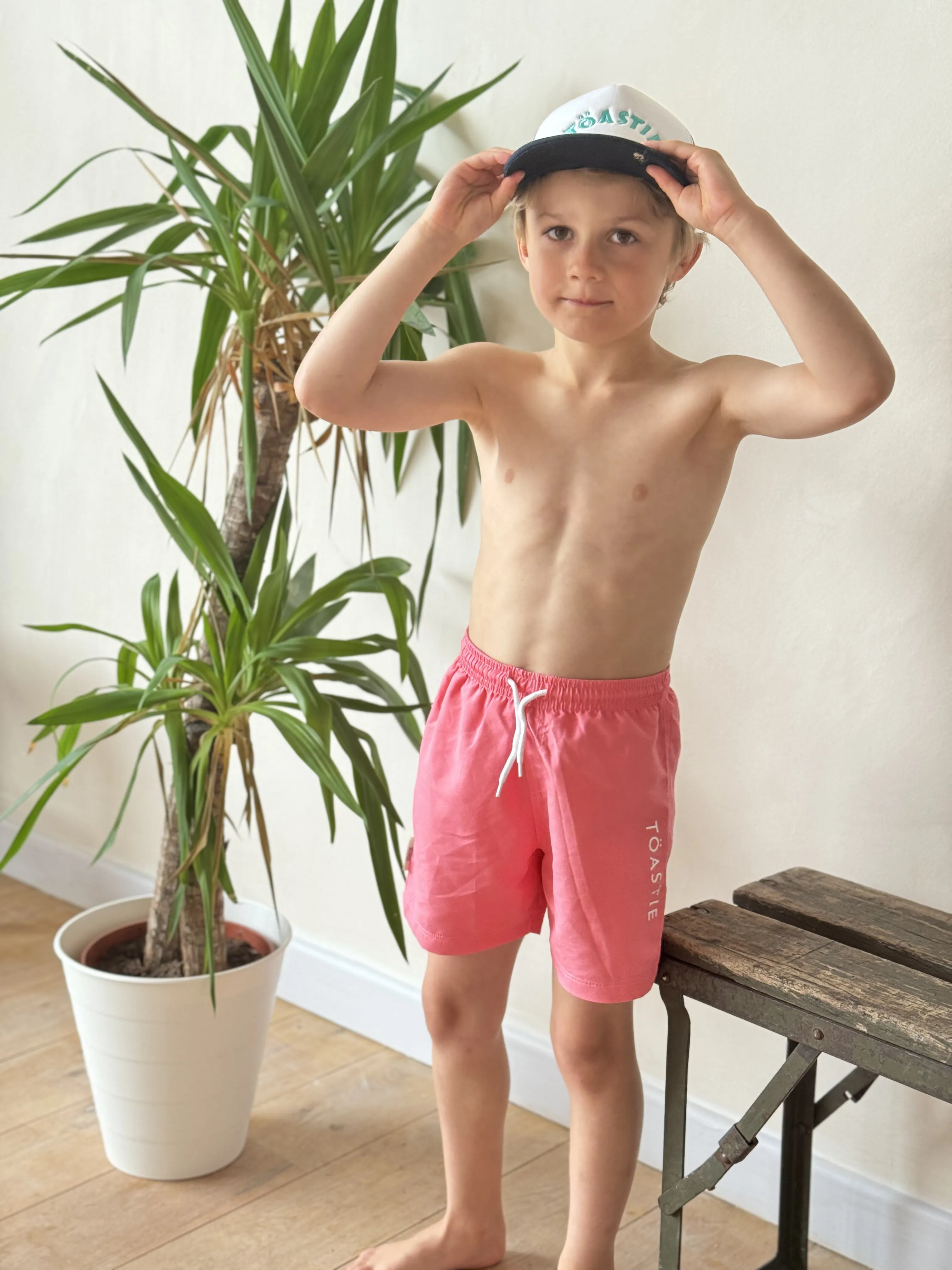 UV Swim Shorts | Salmon