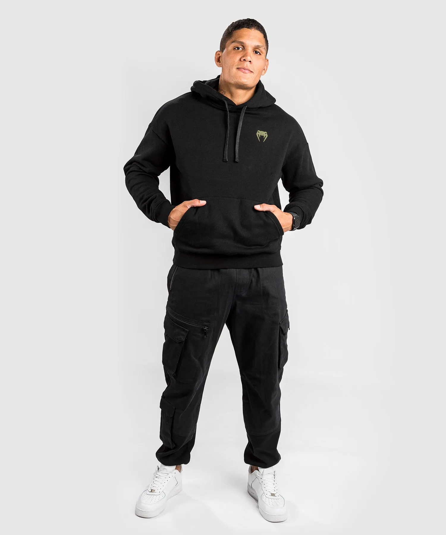 Venum Fangs sweatshirt met capuchon - oversized pasvorm - zwart