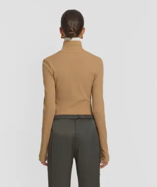 Viktoria & Woods Rib Turtleneck - Camel