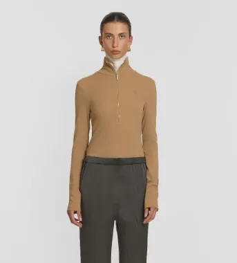 Viktoria & Woods Rib Turtleneck - Camel