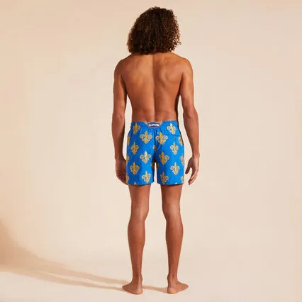 VILEBREQUIN Men Swim Shorts Embroidered Fleur de Poulpes - Limited Edition