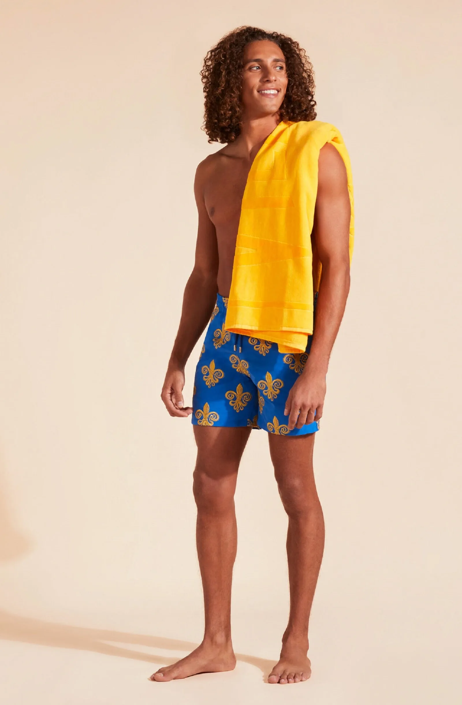 VILEBREQUIN Men Swim Shorts Embroidered Fleur de Poulpes - Limited Edition