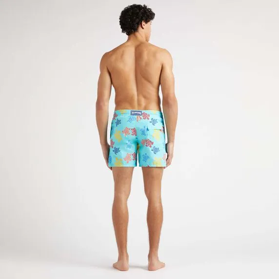 VILEBREQUIN Men Swim Shorts Ronde des Tortues Tricot - Vilebrequin x Falke