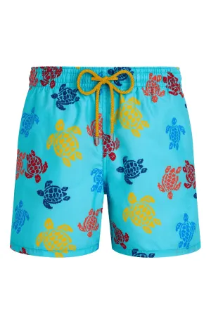 VILEBREQUIN Men Swim Shorts Ronde des Tortues Tricot - Vilebrequin x Falke