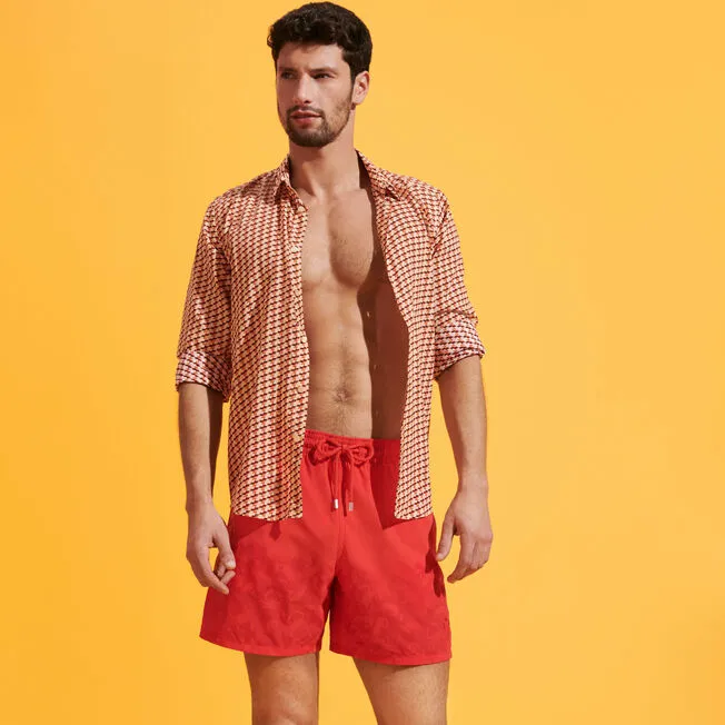 VILEBREQUIN Men Swim Shorts Water-reactive Crabs & Shrimps