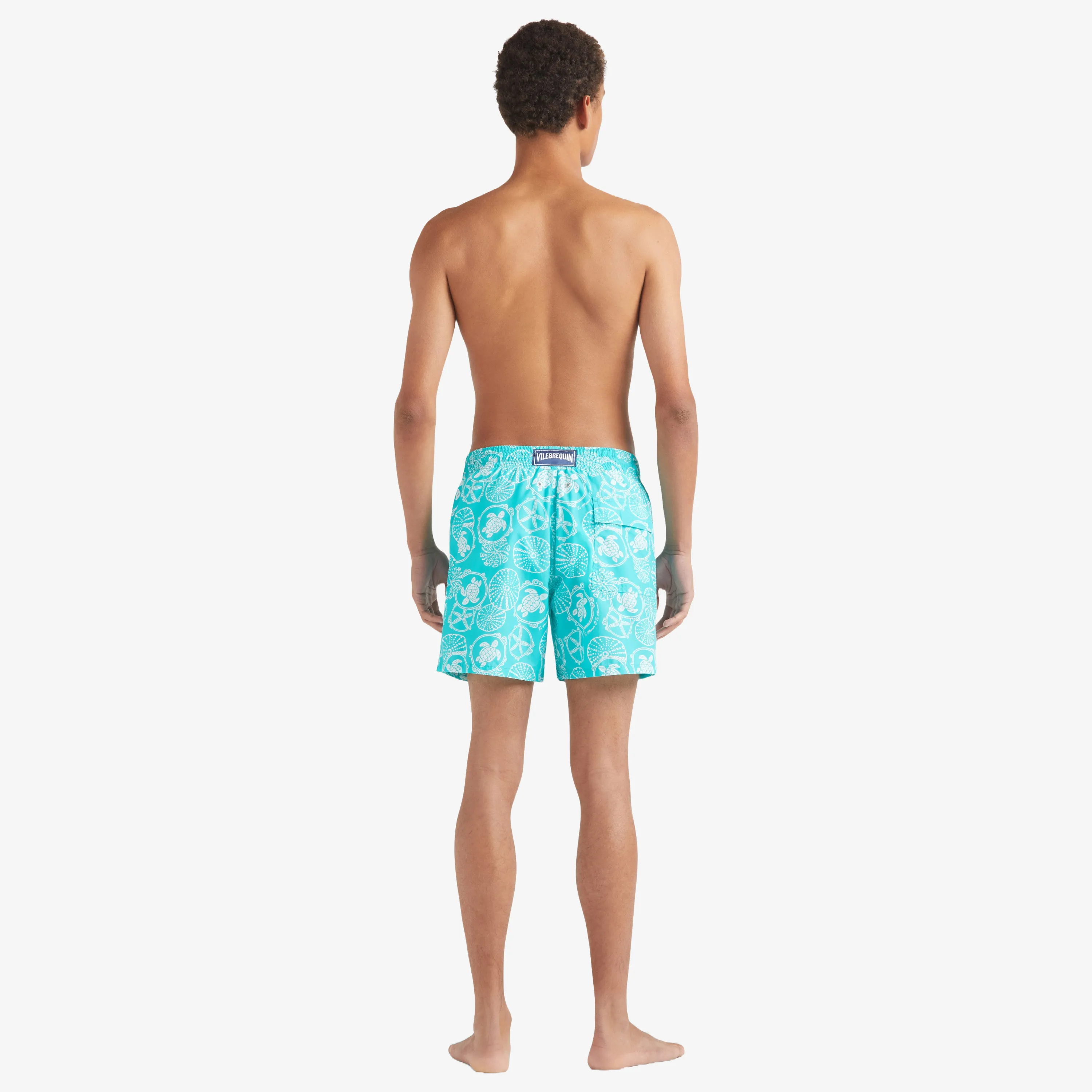 Vilebrequin Oursins Bicolores Swim Shorts - Disco Green