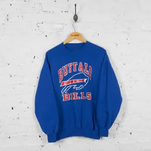 Vintage Buffalo Bills NFL Sweatshirt - Blue - L