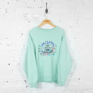 Vintage Hugo Boss Pastel Jumper - Blue - L