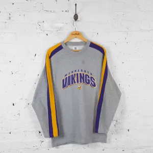 Vintage Minnesota Vikings NFL Sweatshirt - Grey - L