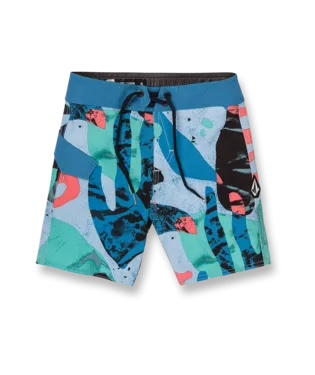 Volcom Little Boys Knife Aquatic Mod-Tech Trunks