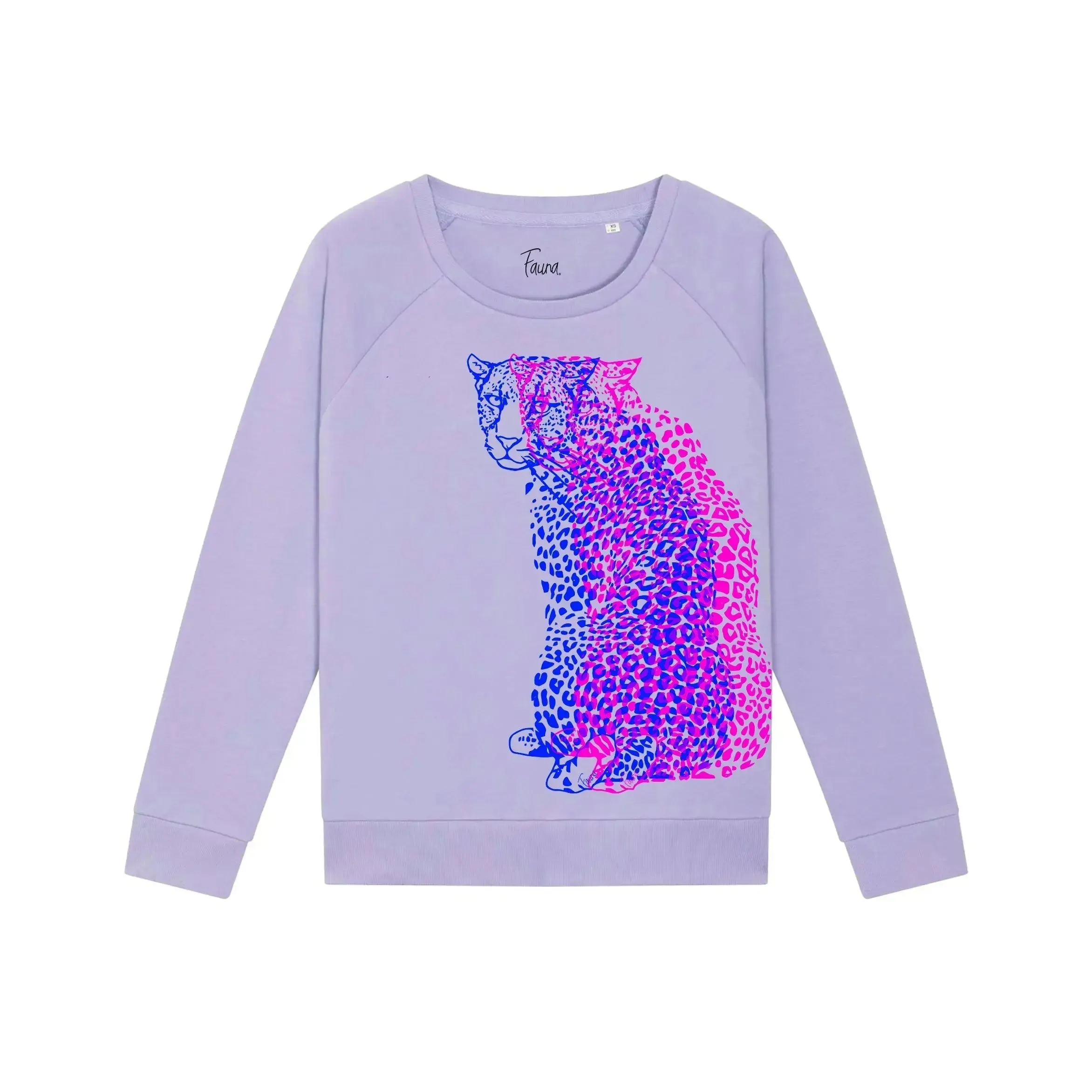 Women's Graphic Sweatshirt | Double Neon Leopard