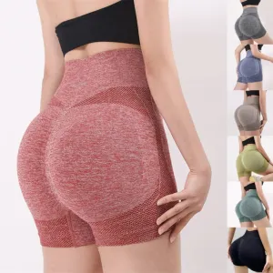 Women's High Waist Yoga Workout Shorts