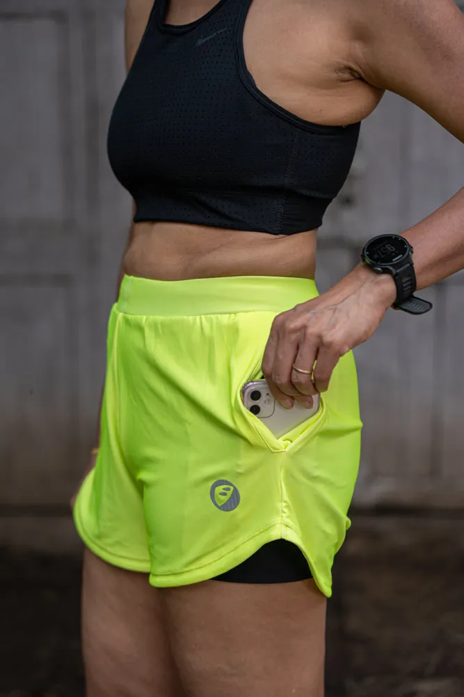 Womens Running | Shorts | 3 inch | Shine