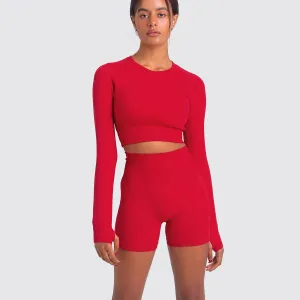 Women's Seamless Yoga Set Tracksuits - Workout Gym Clothing