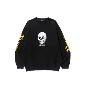 X-Large Mens Skull Lady Crewneck Sweatshirt