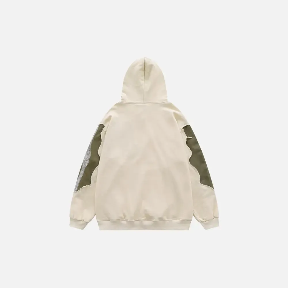 Y2K Embroidered Skeleton Hoodie for Streetwear Fans