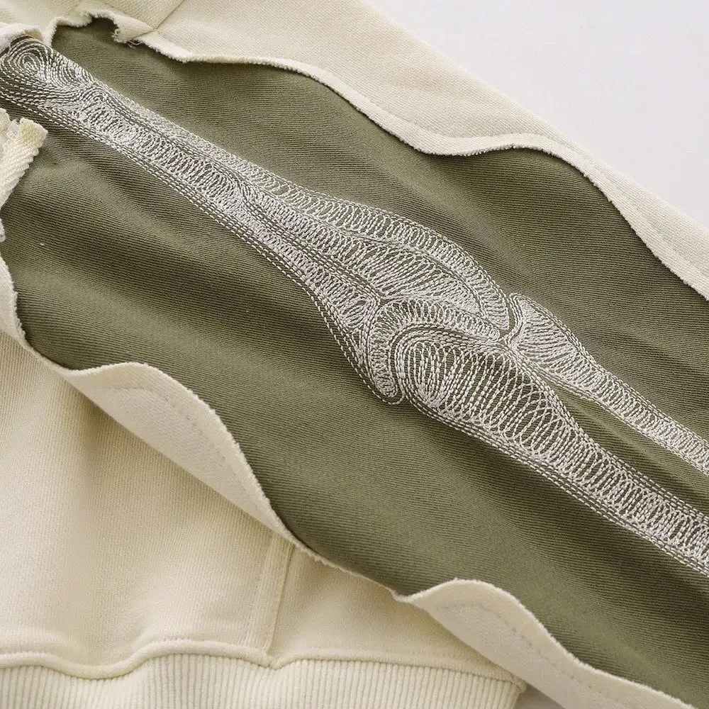 Y2K Embroidered Skeleton Hoodie for Streetwear Fans