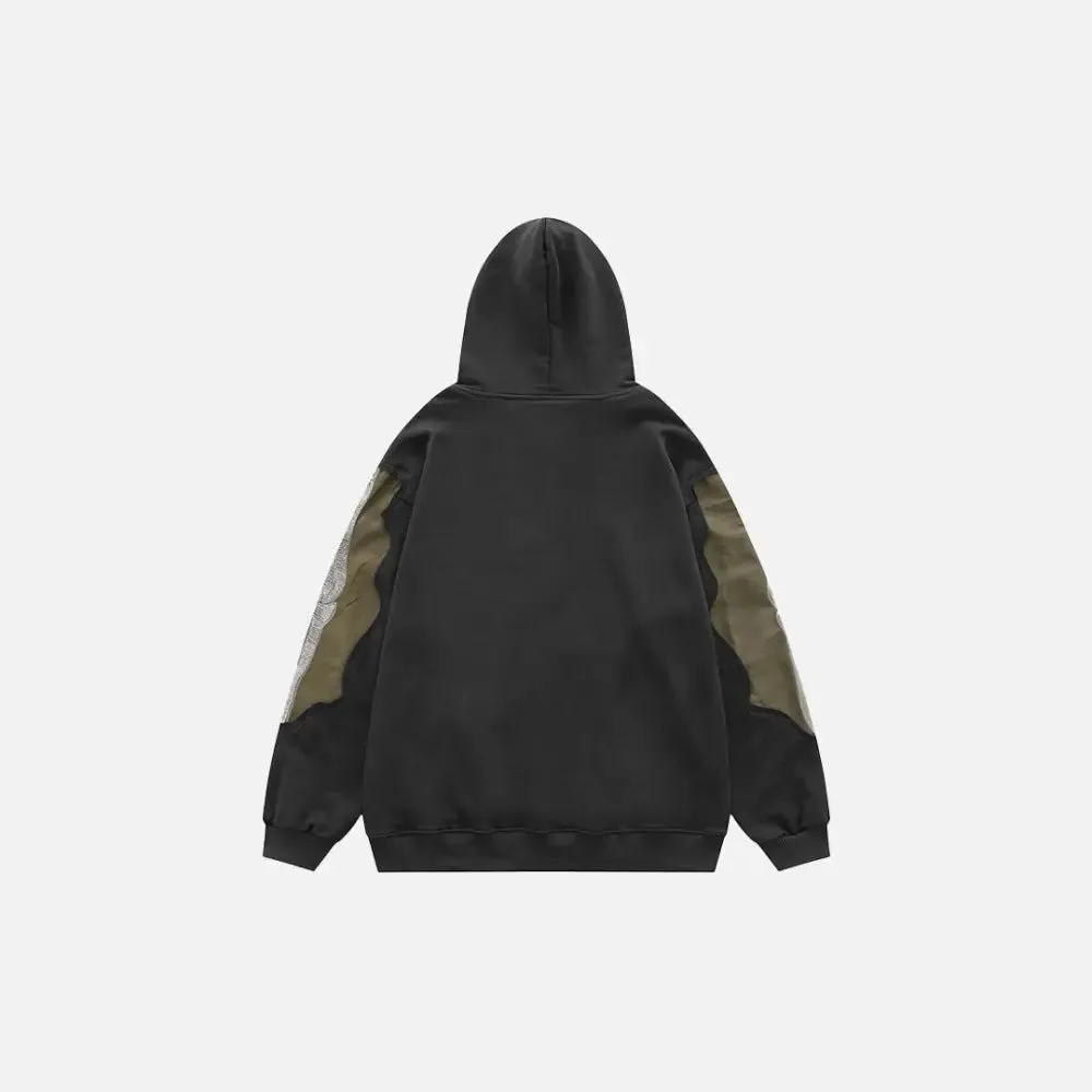 Y2K Embroidered Skeleton Hoodie for Streetwear Fans