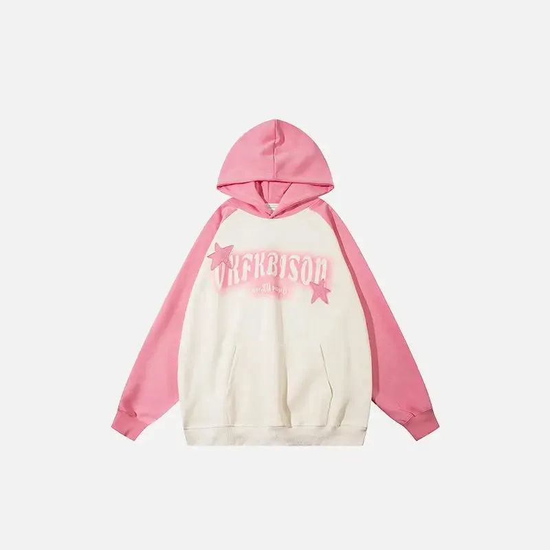Y2K Letter Star Oversized Hoodie for Ultimate Comfort and Style