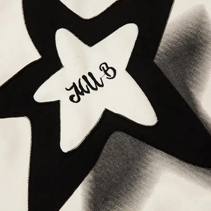 Y2K Letter Star Oversized Hoodie for Ultimate Comfort and Style