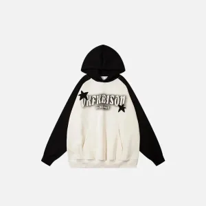 Y2K Letter Star Oversized Hoodie for Ultimate Comfort and Style