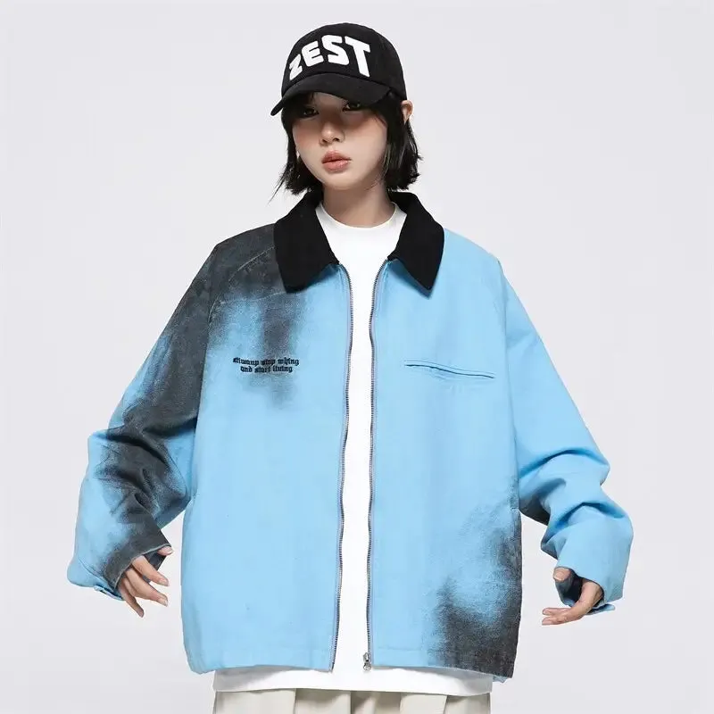 Y2K Loose Windbreaker Jacket for Stylish Streetwear Moments