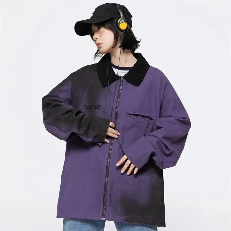 Y2K Loose Windbreaker Jacket for Stylish Streetwear Moments
