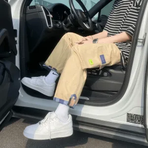 Youth Straight Leg Men'S Casual Pants Spring and Autumn